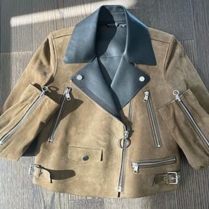 Marciano leather and suede Jacket